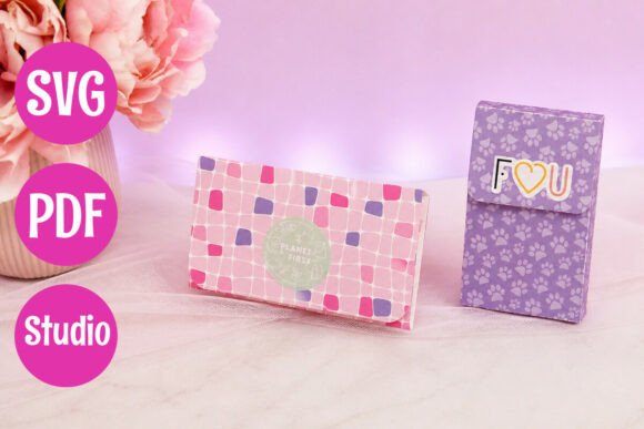 3D SVG Business Card Box Templates for Lifestyle And Hobbies