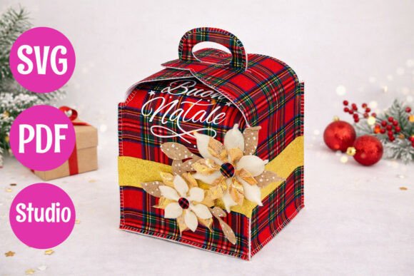 3D SVG Christmas Felt Bag for Real Projects