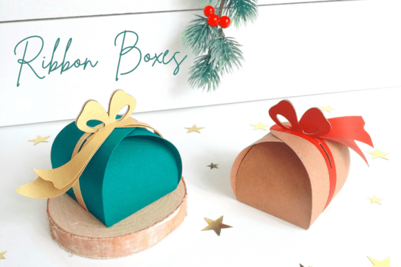 Bow and Ribbons Boxes - Favor Boxes