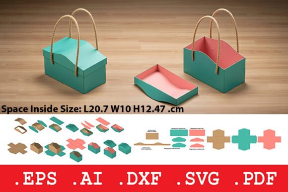 Luxury Rigid Handled Gift Box: 3D SVG Objects Review