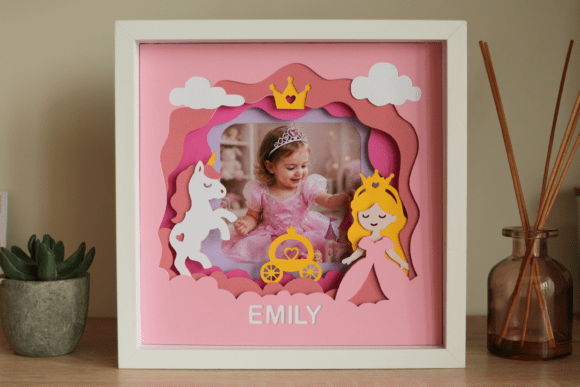 Personalized Princess 3D Photo Frame