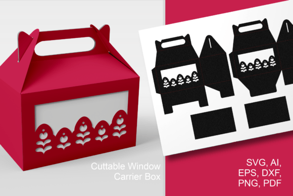 Scandi Flower X5 Wide Window - Gable Box